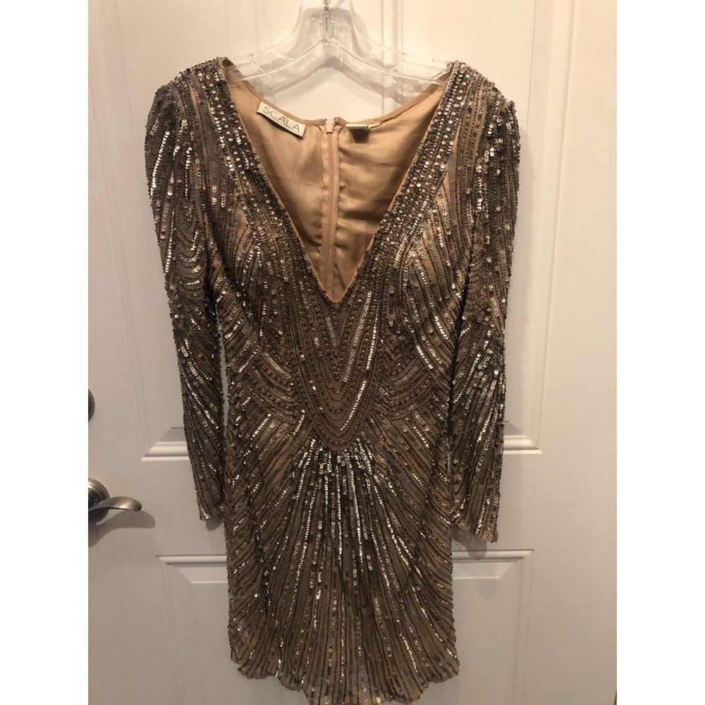 Size 4 glittery prom dress